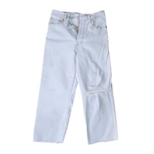 Levi's Ribcage straight ankle samba done light wash jeans size 29